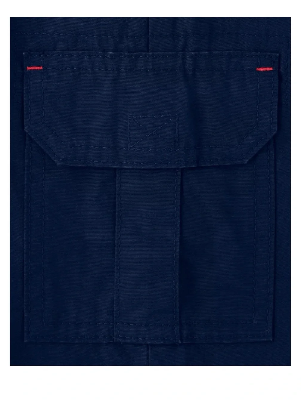 Gymboree Navy Cargo Pull-On Pants with Red Accent